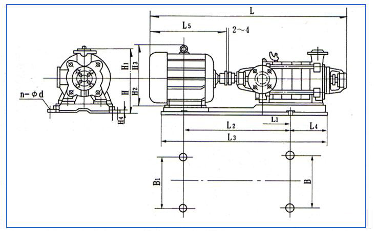 D、DG型臥式鍋爐給水離心泵